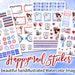 Happymail &amp; Penpal Stickers Printable Planner and Snailmail - Etsy