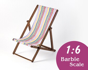 barbie with beach chair