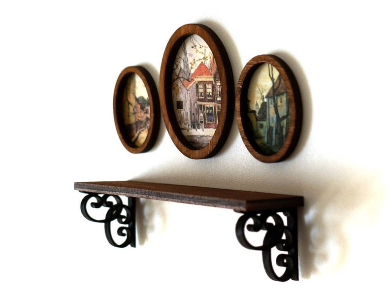 Doll Shelf With Brackets. Scale 1/6 Barbie 1/4 MSD 1/3 SD Etsy