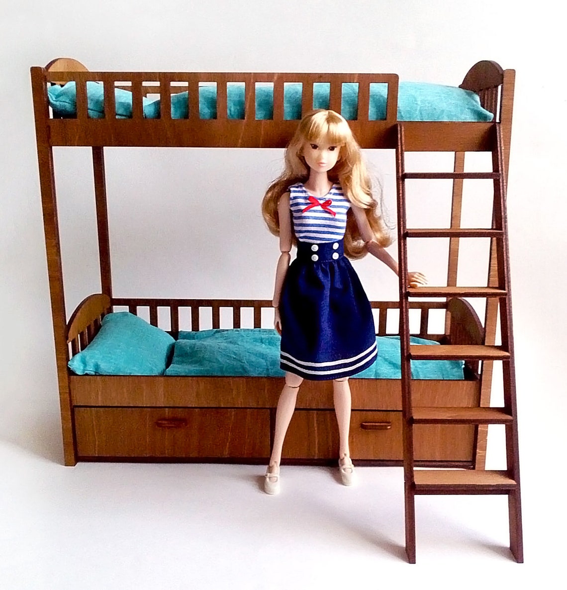 16 Doll bunk bed. Barbie bunk bed Blythe monster high Etsy