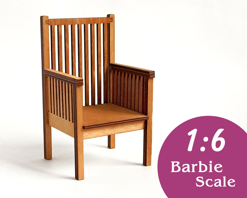 16 Doll armchair 2. Barbie size chair Blythe Monster high Etsy