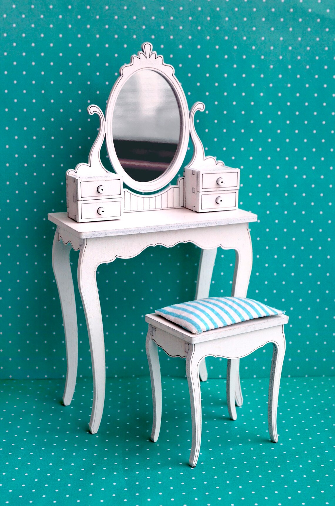 14 Doll Dressing Stool. MSD Bjd Furniture 18 Inch Doll 16 Etsy
