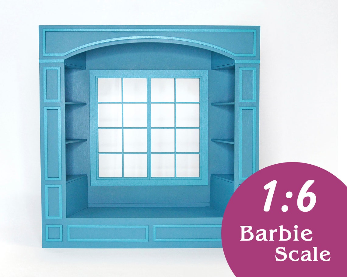 1:6 Doll window seat & shelving 3. Barbie window Blythe | Etsy