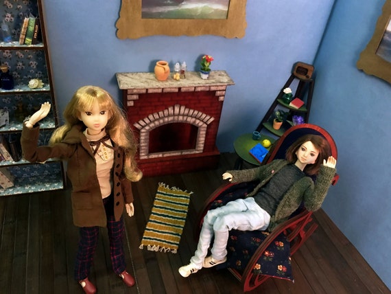 18 inch doll fireplace