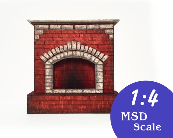 18 inch doll fireplace