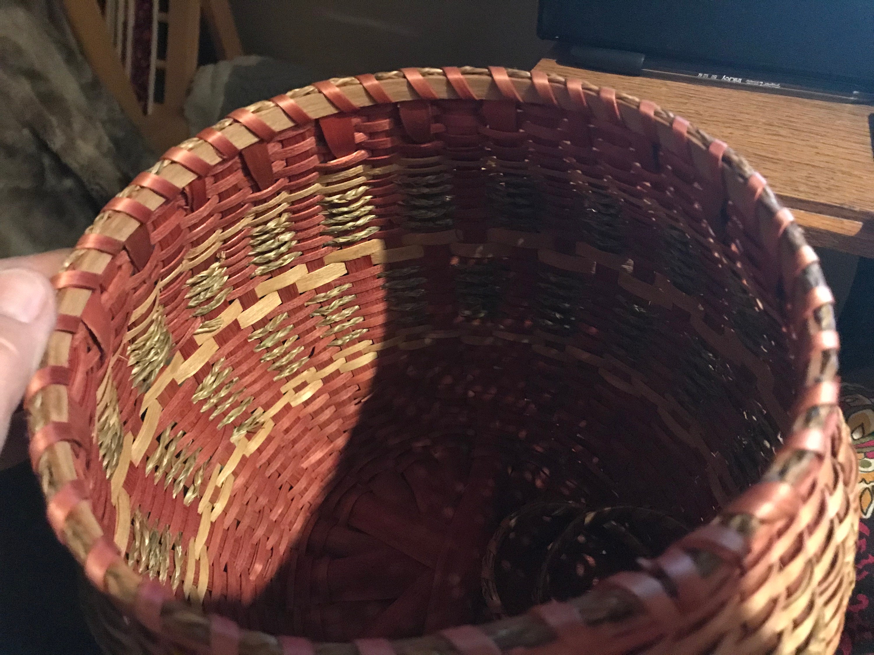 ANTIQUE INDIAN BASKET Walpole Island Indians Ojibwa or Etsy