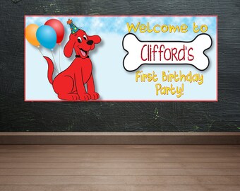 Clifford Birthday | Etsy