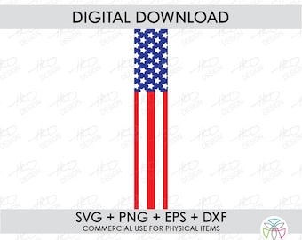 Stars and Stripes Flag SVG: 4th of July Porch Decor (Digital Design, Cut File)