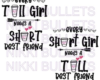 Download Tall Best Friend Svg Etsy