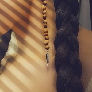 Juniper Berry Shoulder Duster Earrings (Navajo Handmade)
