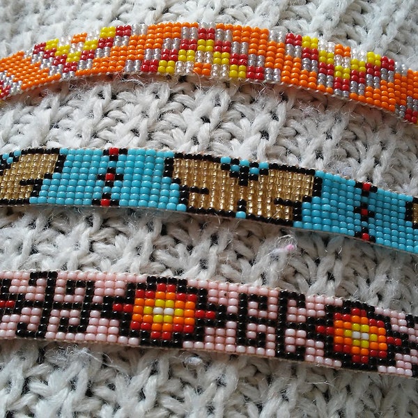 Navajo loom bracelet