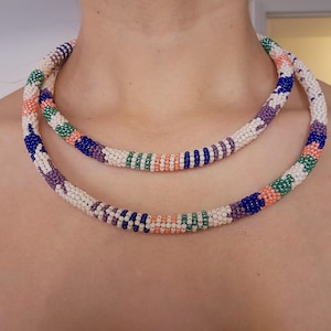 Beaded lanyard