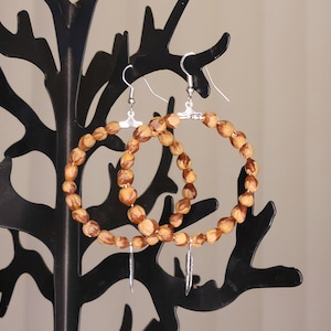 Lightweight Juniper Berry Hoop Earrings