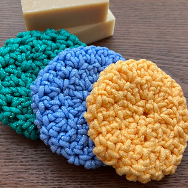 Dish Scrubbies, Pot Scrubbies, Kitchen Gift, Hostess Gift, Shower Gift, Reusable Sponge, Scour Pad, Colorful