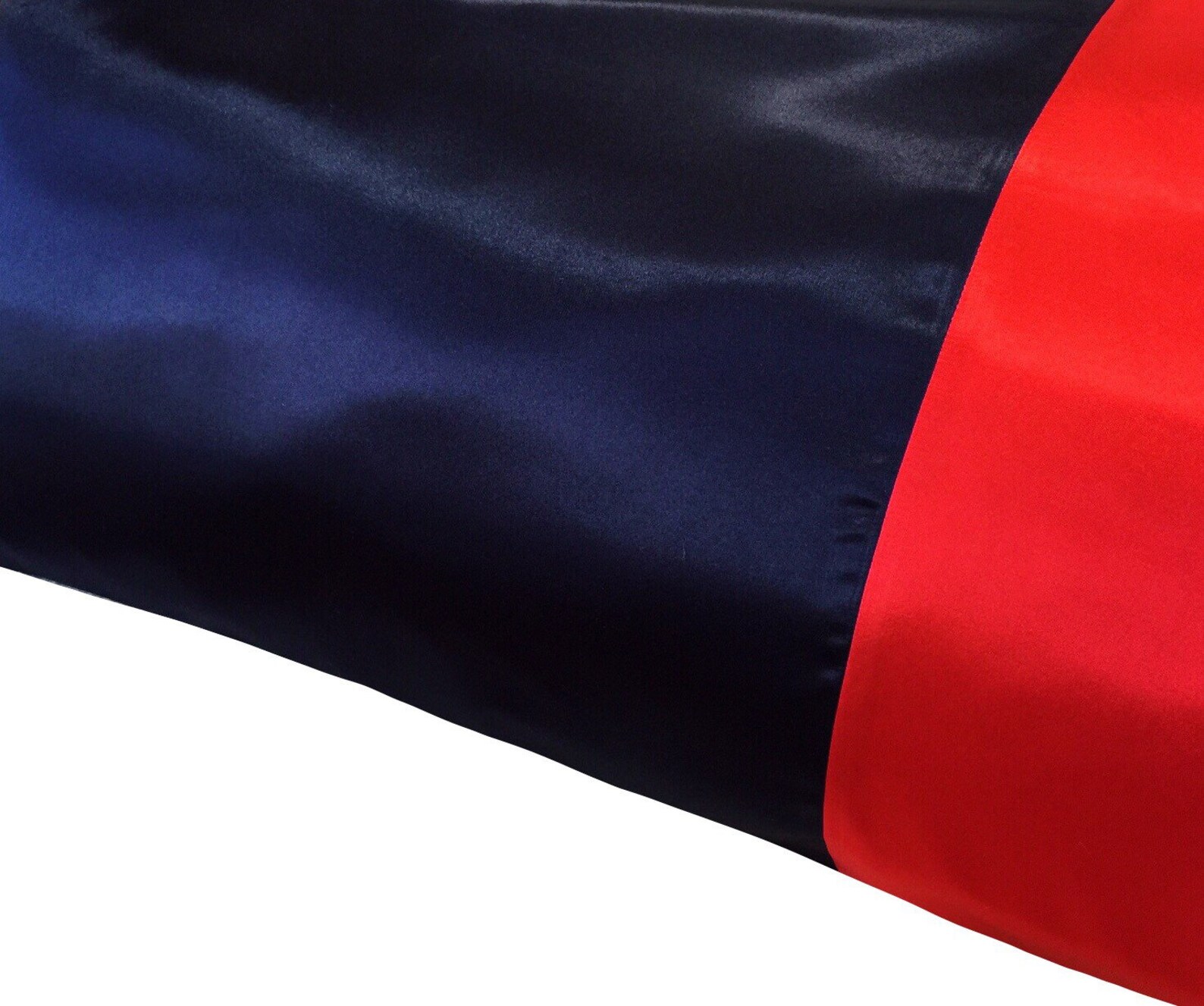 Navy & Red Satin Pillowcase Navy Satin Pillow Case Red and Etsy