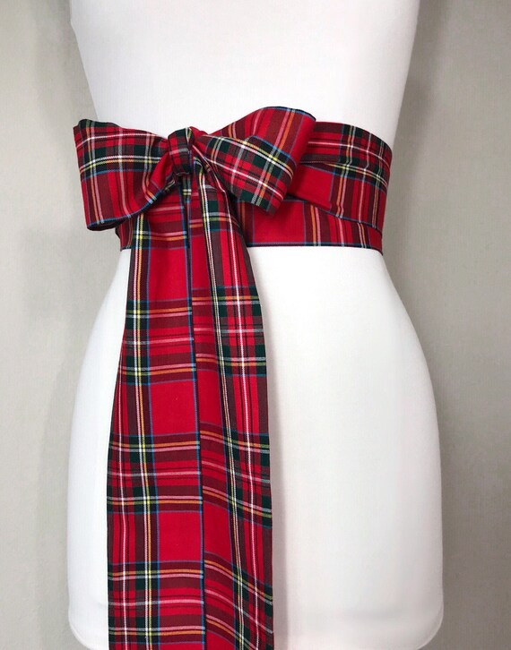 Royal Stewart Tartan Sash, Tartan Plaid Sash, Red Plaid Sash Belt, Royal Stewart Tartan Wedding, Scottish Tartan Accessories, Satin Swank Royal Stewart Tartan Sash, Tartan Plaid Sash, Red Plaid Sash Belt, Royal Stewart Tartan Wedding, Scottish Tartan Accessories, Satin Swank