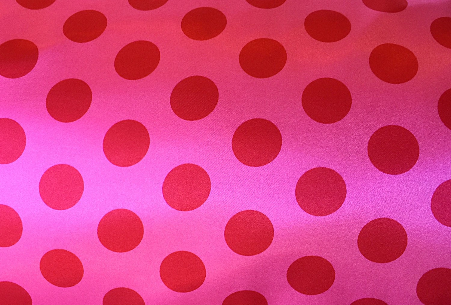 Pink and Red Polka Dot Satin Pillowcase Red Chevron Pillow Etsy