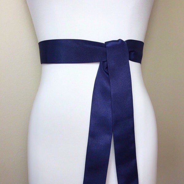 Navy Blue Sash - Etsy