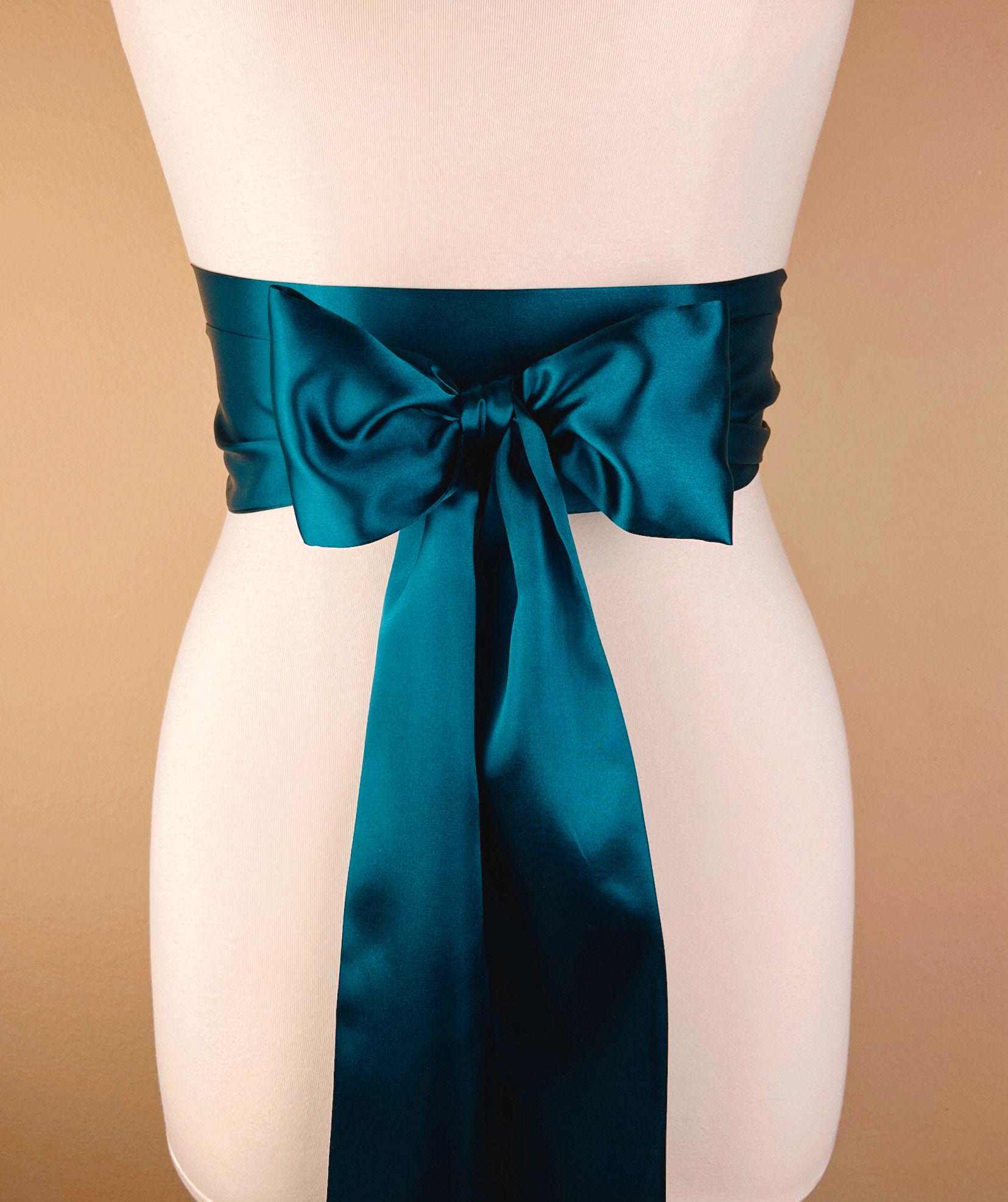 Peacock Blue Sash Dark Teal Satin Sash Peacock Teal Blue Sash Belt Peacock Teal Wedding Sash Dark Teal Bridesmaid Sash Satin Swank Etsy Canada