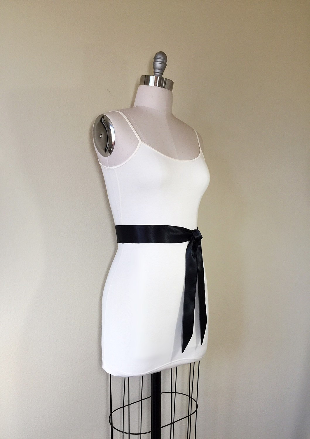 Narrow Black Sash, Black Satin Sash, Black Sash Belt, Bridesmaid Sash