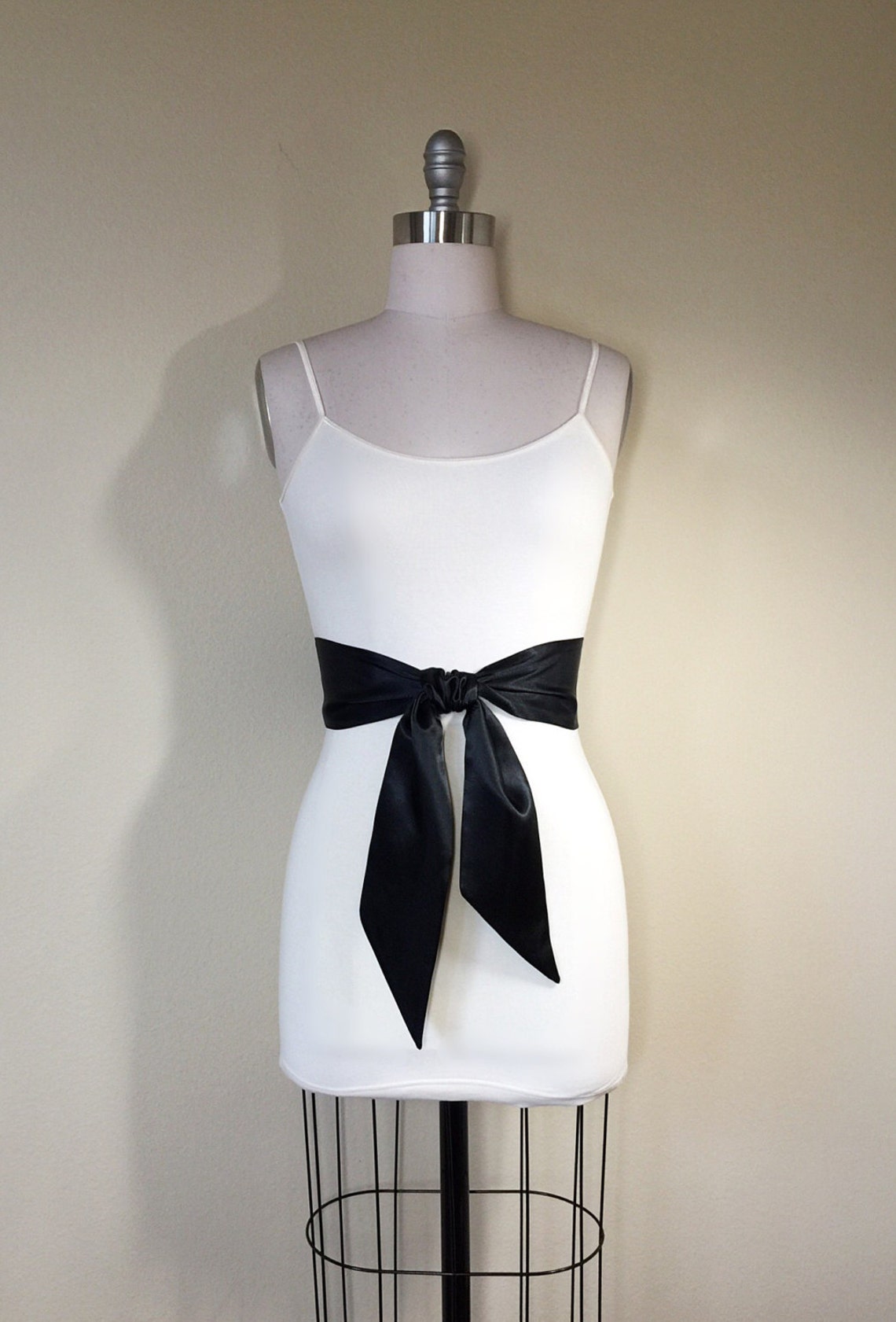 Black Satin Sash Solid Black Sash Belt Wedding Dress Sash Etsy