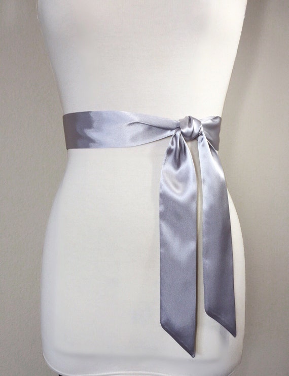 silver sash belt