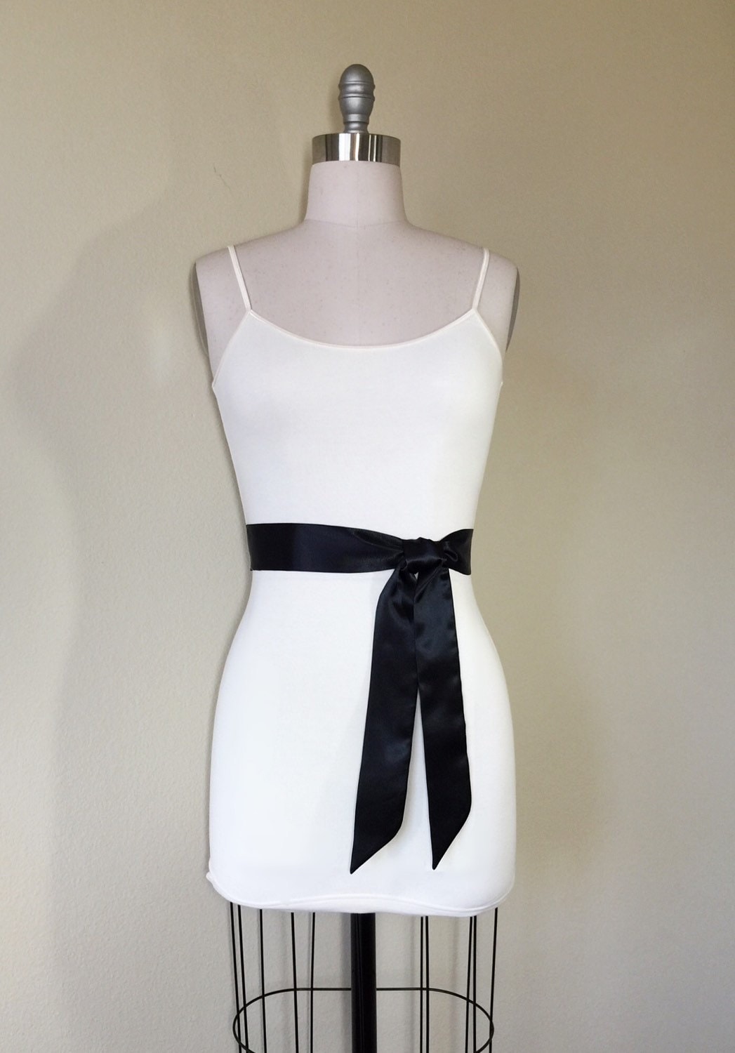 Narrow Black Sash, Black Satin Sash, Black Sash Belt, Bridesmaid Sash