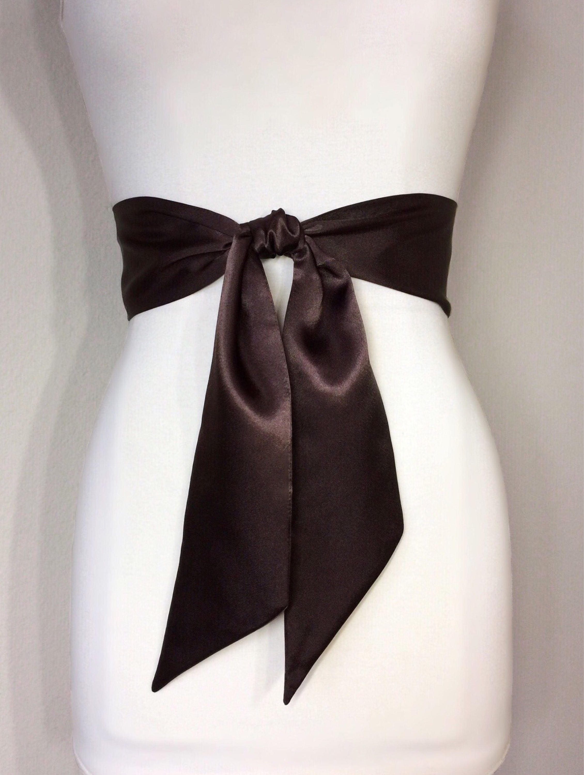 brown sash belt