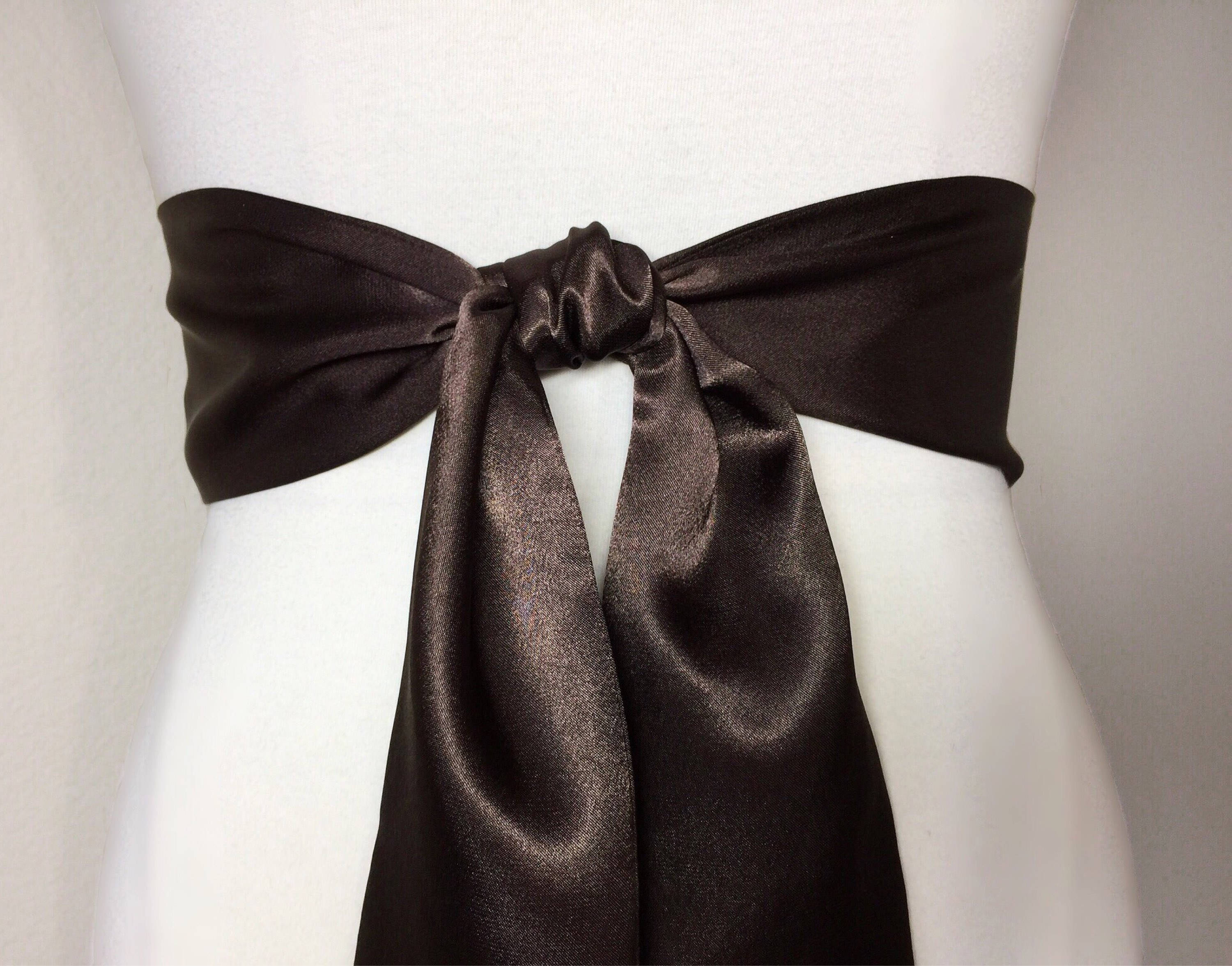 brown sash belt