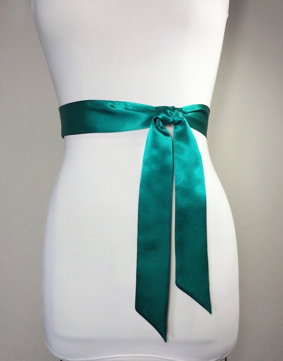 Etroite ceinture vert emeraude ceinture en satin vert emeraude ceinture de robe de mariee emeraude ceinture de mariee vert emeraude ceinture de robe de mariee satin chic Etsy France