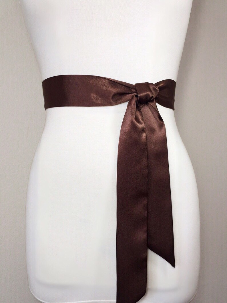 brown sash belt