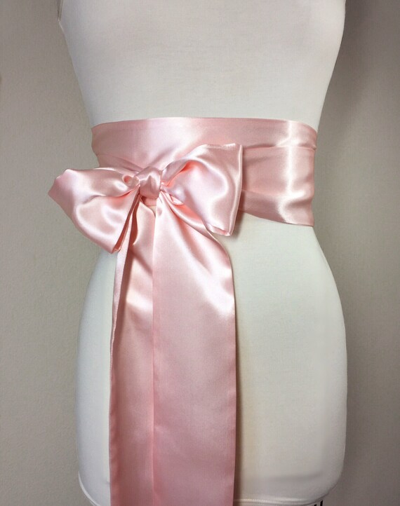 blush pink sash