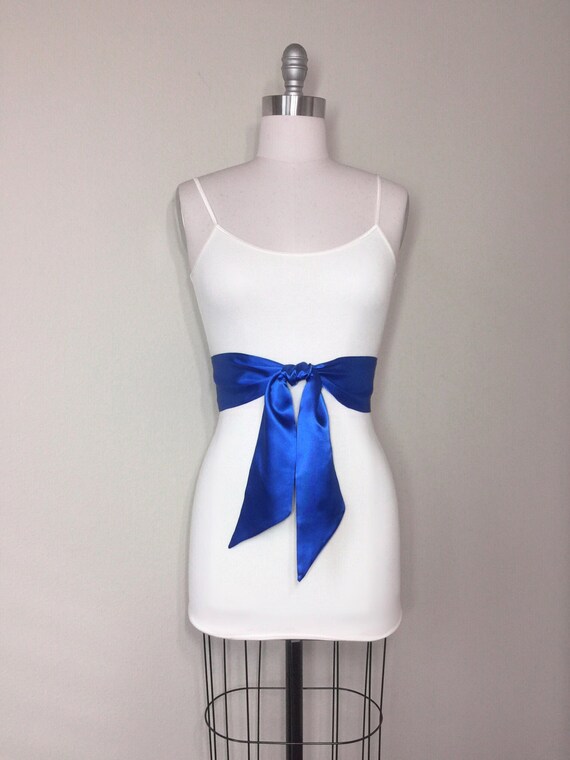 Royal blue 2025 sash belt