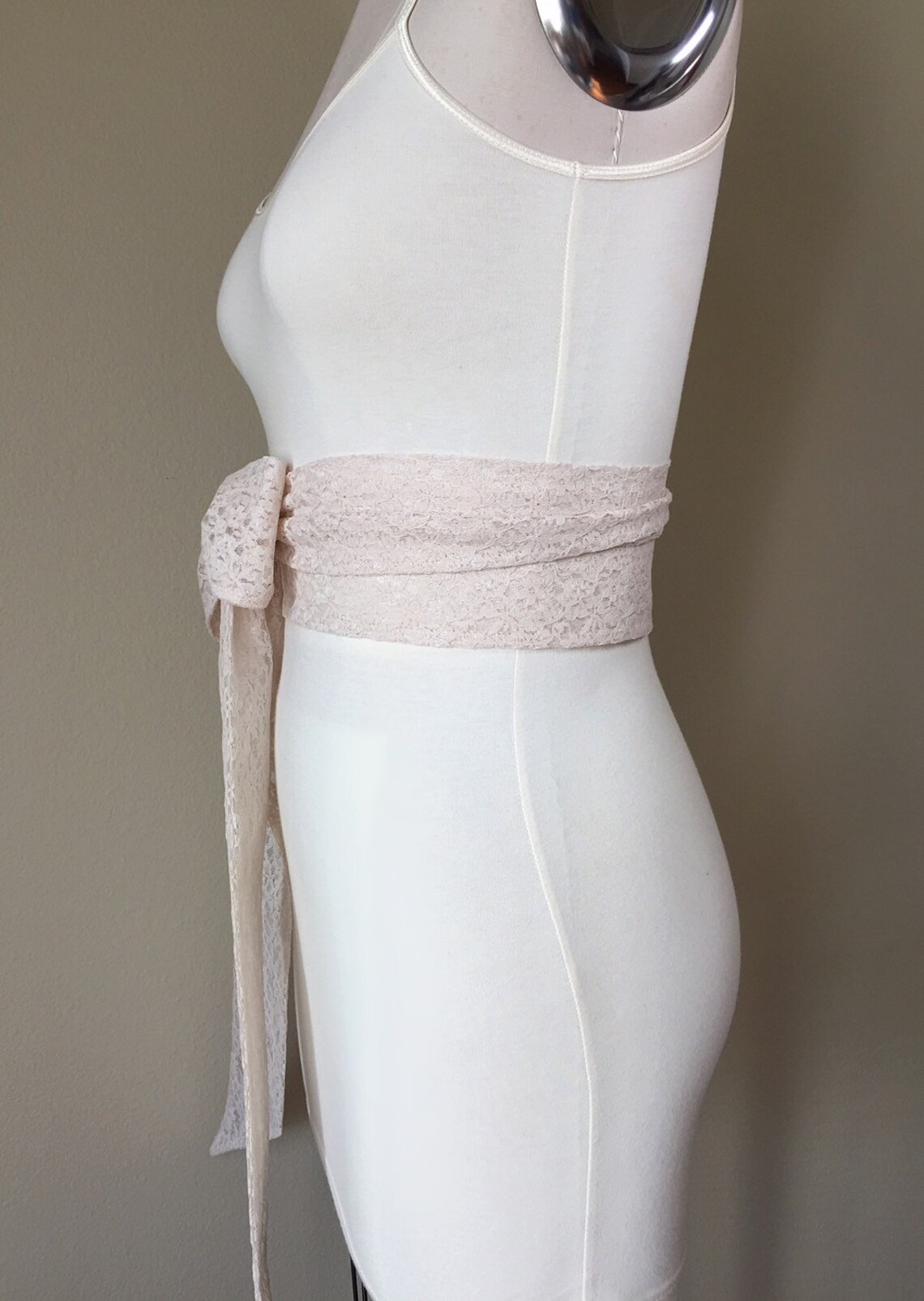 Champagne Lace Sash Extra Long Lace Sash Champagne Wedding Etsy