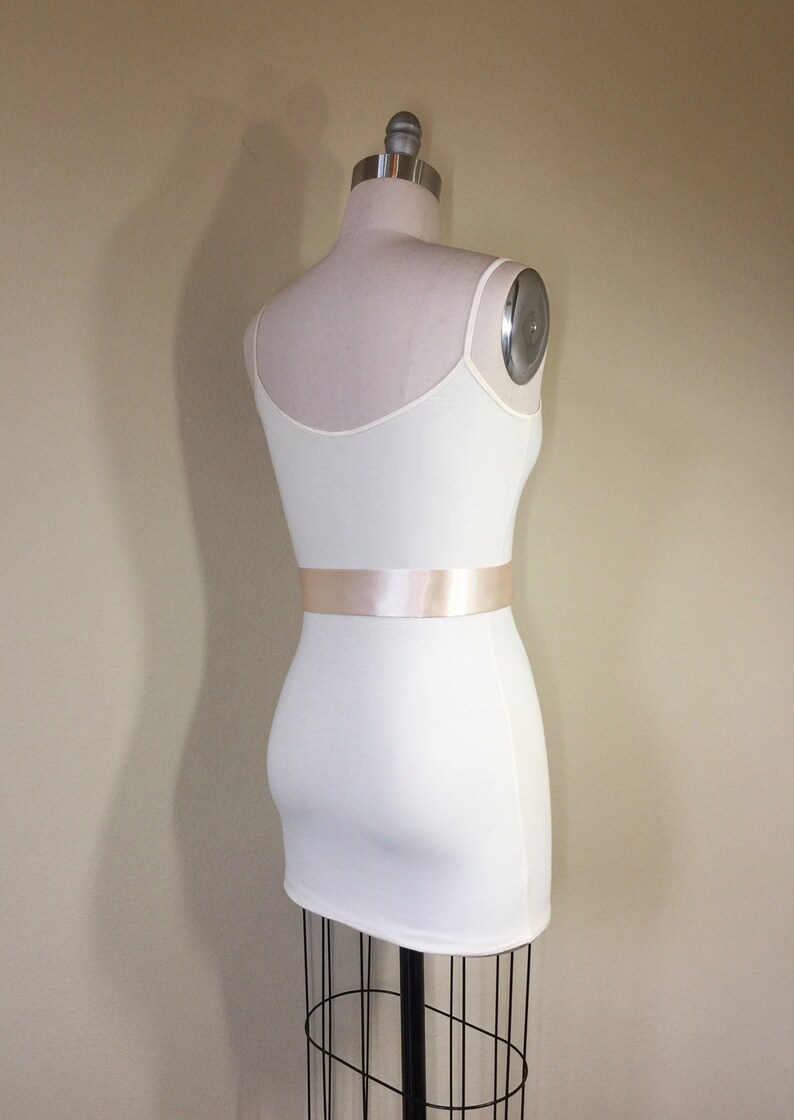 Narrow Champagne Sash Champagne Satin Sash Champagne Beige Etsy