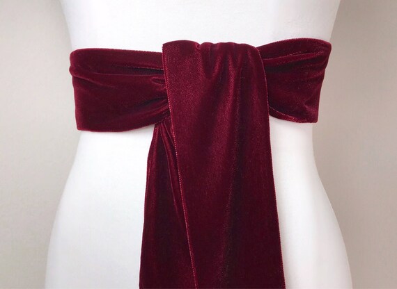 Burgundy sash discount