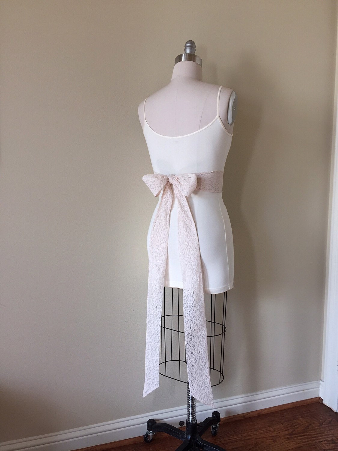 Champagne Lace Sash Extra Long Lace Sash Champagne Wedding Etsy