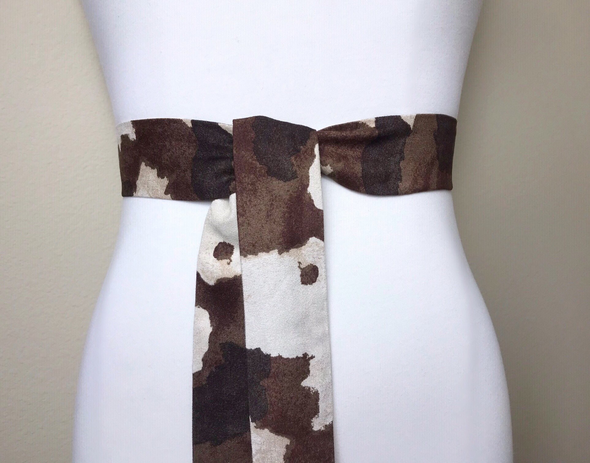 brown sash belt