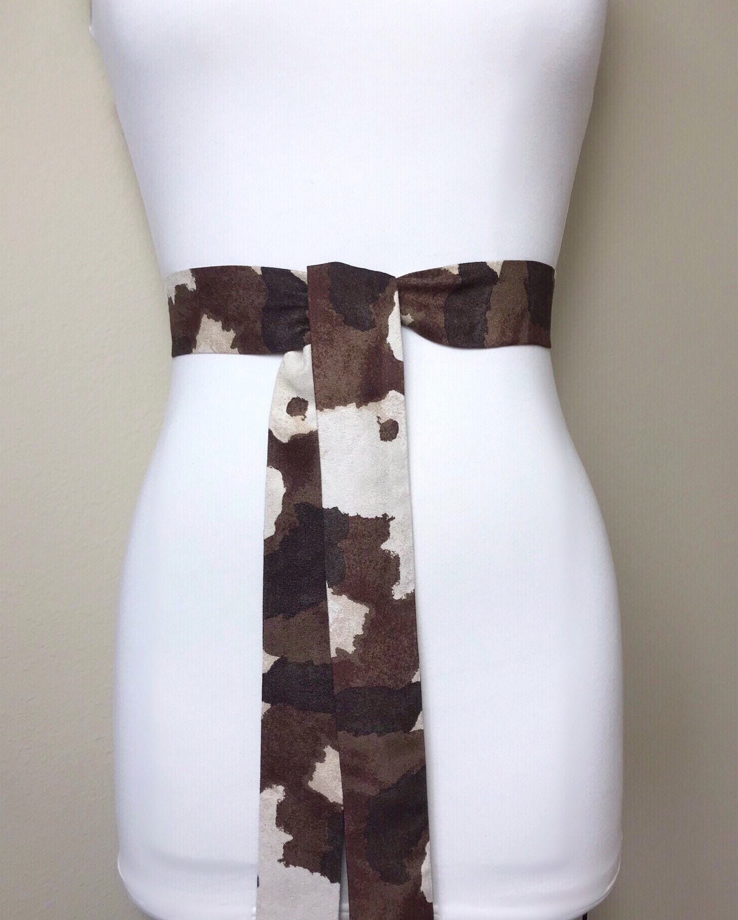 brown sash belt