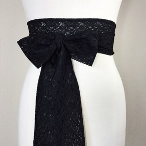 black wedding belt