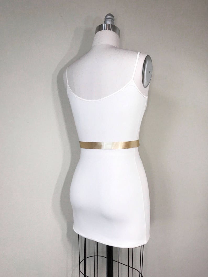 Skinny Gold Tie Belt Satin Swank Extra Narrow Gold Sash Thin Sash Belt Satin Gold Belt Skinny Sash Belt Pale Gold Satin Sash Belt