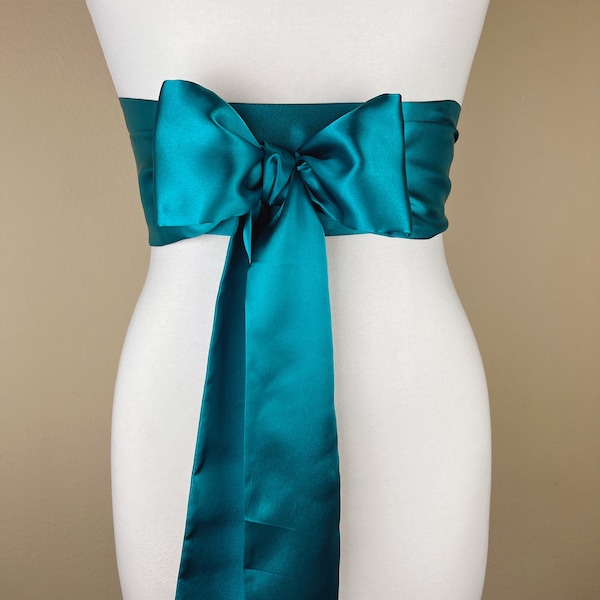 Teal Sash - Etsy