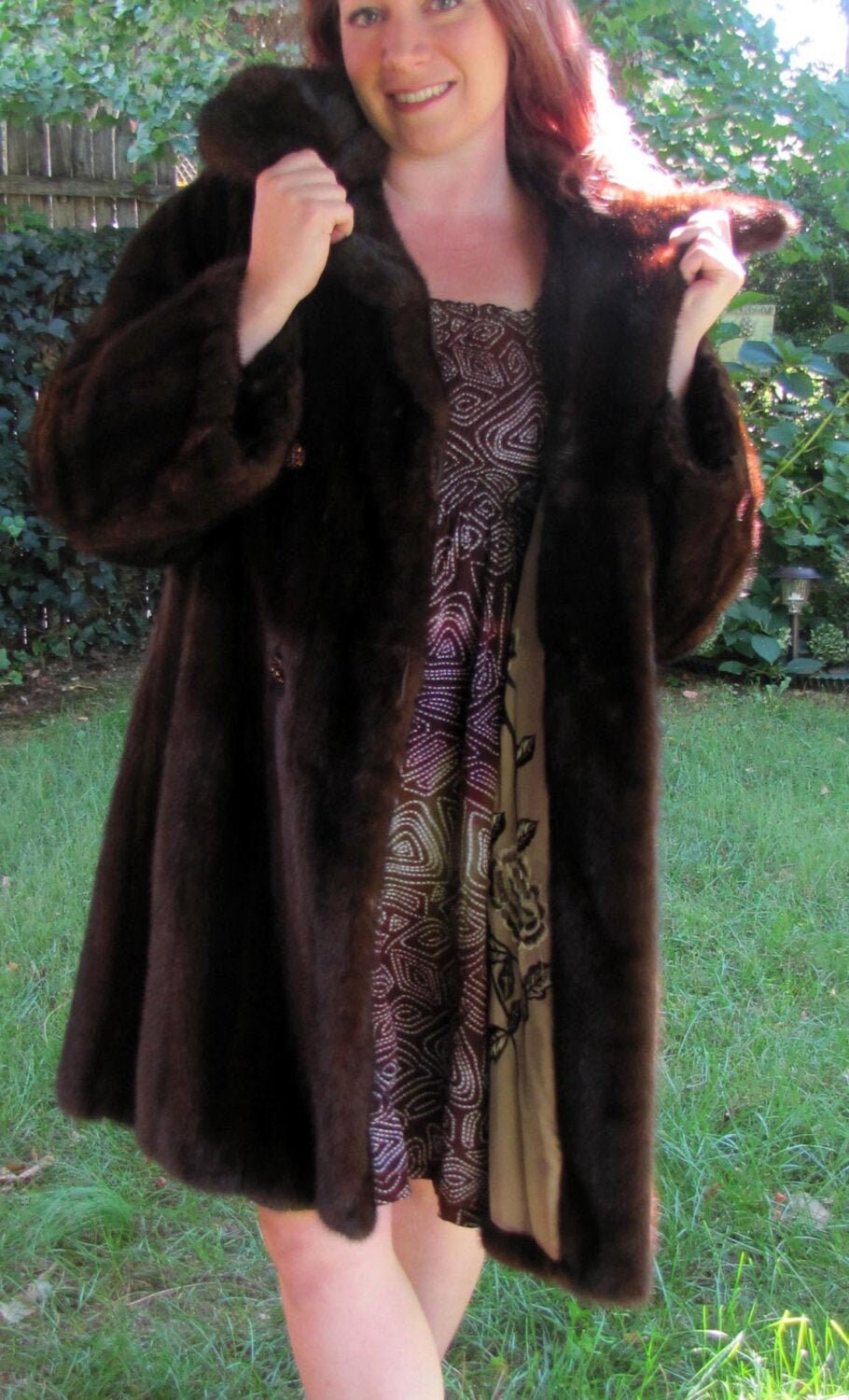 FUR COAT MINK Real Carla Tivoli Germany - Raizes Dorfman