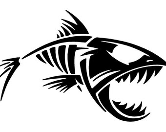 Download Bone fish decal | Etsy
