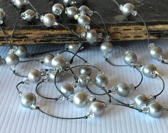 Pearl Necklace - Bridal Jewelry - Long Necklace - Necklace for Wife - Wedding Jewelry - Mother of the Bride Necklace - Bridesmaid Jewelry