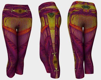 03336 Yoga Capri: Under the Bridge Photography. Yoga Leggings, Yoga Tights, Running Tights, Yoga Pants, Leggings