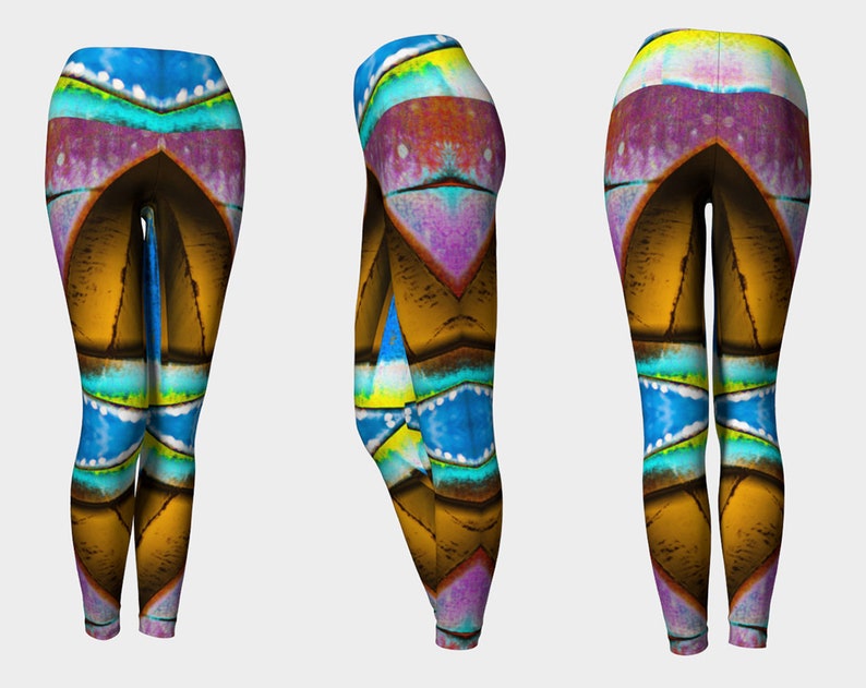 05643 Yoga Leggings: Under the Bridge Photography. Yoga Tights, Running Tights image 1