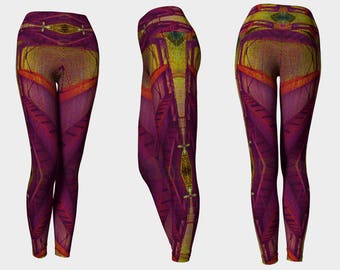 03336 Yoga Leggings: Under the Bridge Photography. Yoga Tights, Running Tights, Yoga