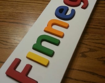 Wooden Name Puzzle Custom Name