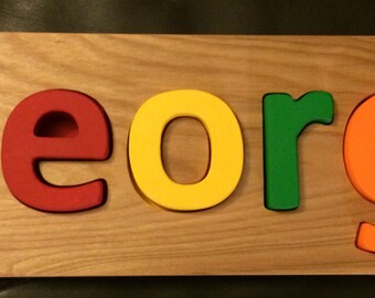 Deluxe wooden Name puzzle